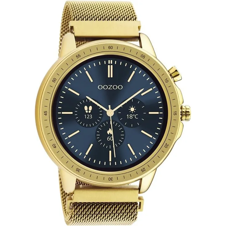Oozoo Smartwatch Mesh Gold/Gold