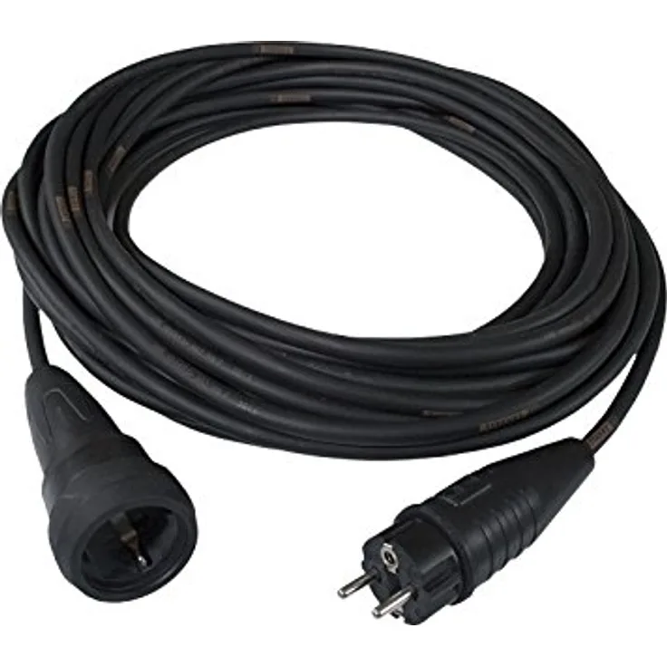 Elektrotechnik Schabus 300110 Verlängerungskabel Titanex Kabel und ABL Schuko 3G1,5 mm, schwarz