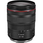 Canon Zoomobjektiv RF 24-105mm F4L IS USM für EOS R (77mm Filtergewinde, Bildstabilisator, Autofokus) schwarz