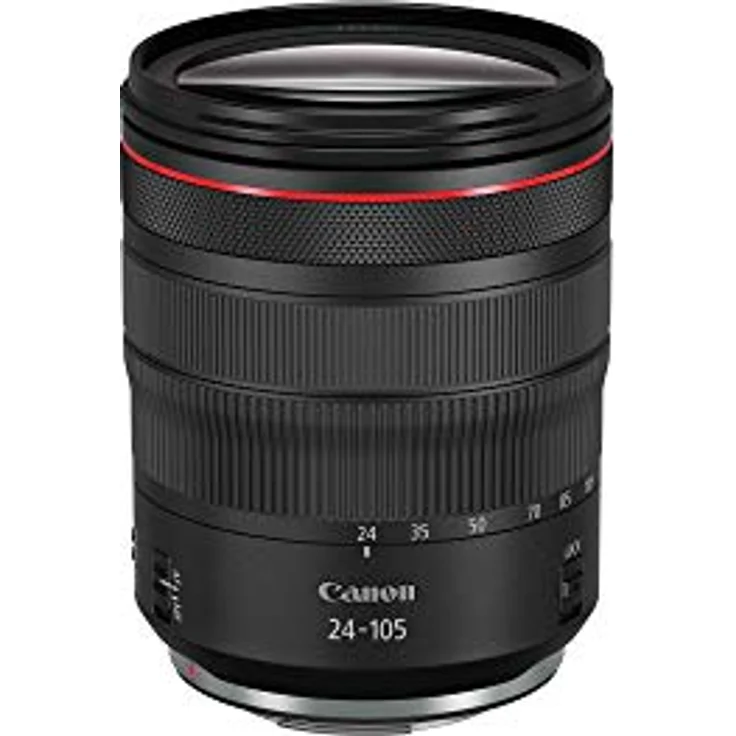 Canon Zoomobjektiv RF 24-105mm F4L IS USM für EOS R (77mm Filtergewinde, Bildstabilisator, Autofokus) schwarz – Bild 1