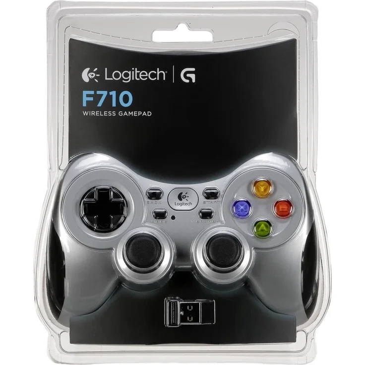 Logitech F710 Silber, Schwarz (940-000145) (PC) – Bild 3