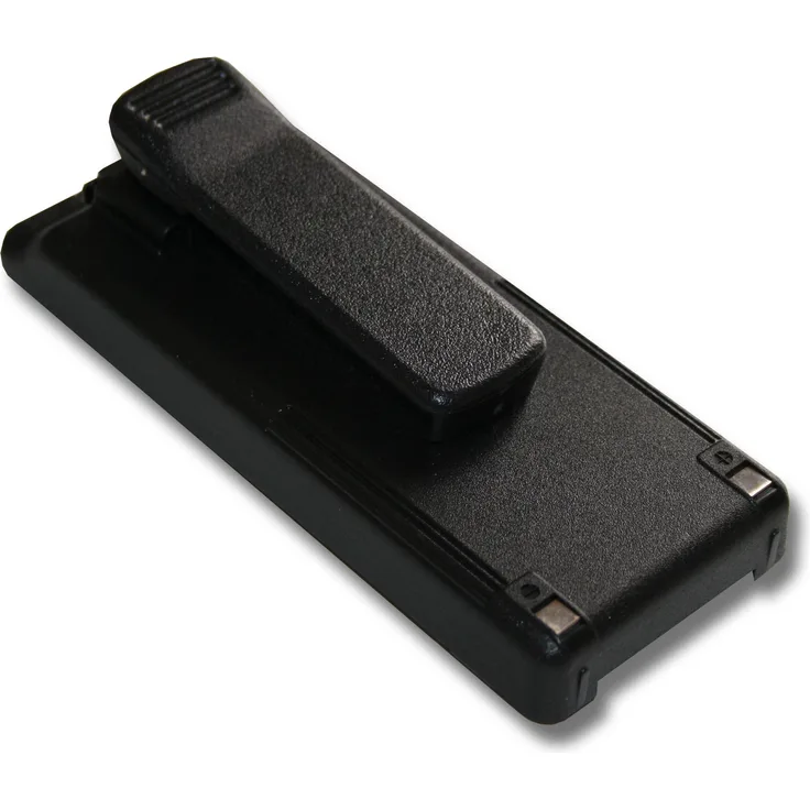 VHBW Akku mit Gürtelclip, geeignet für Funkgerät, Walkie Talkie Icom IC-A4, IC-F3, IC-F4, IC-F4TR, IC-FS3, IC-FS3FX, IC-FS4S, IC-T2A, IC-T2E, IC-T2H 1650 mAh, 9,6 V, NiMH