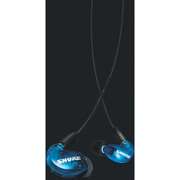 Shure AONIC 215 In-Ear Kopfhörer mit Mikrofon, geeignet für Sport, blau – Bild 4