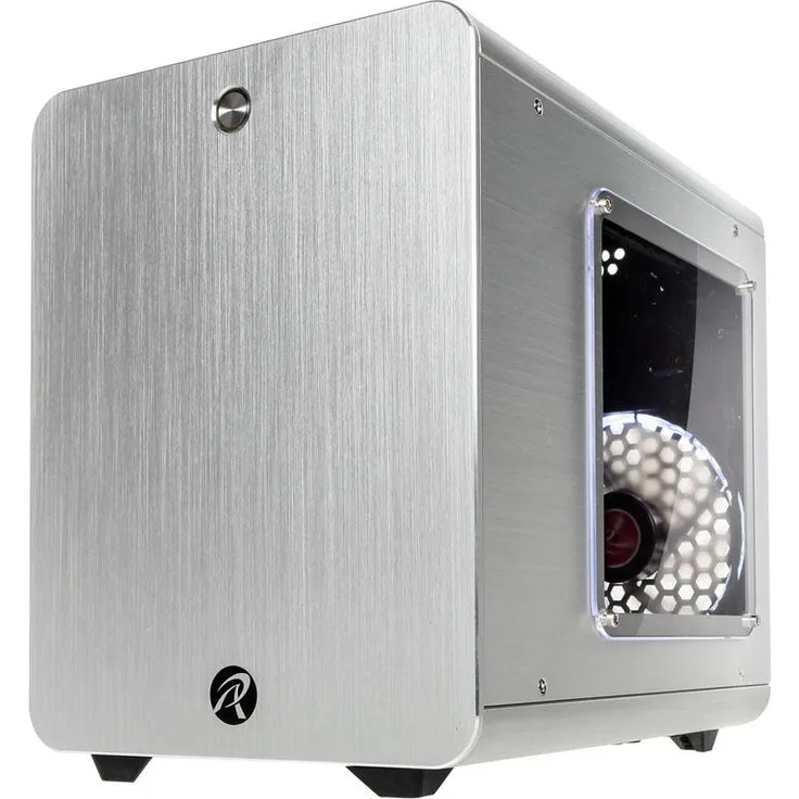 Rayjintek Metis Plus Mini-ITX Tower-Computergehäuse Silber