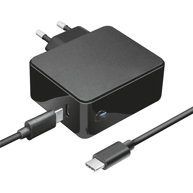 Trust Maxo, EU 61 W USB-C Typ C Ladegeräte und Netzteil für Apple Macbook Pro-Air - schwarz