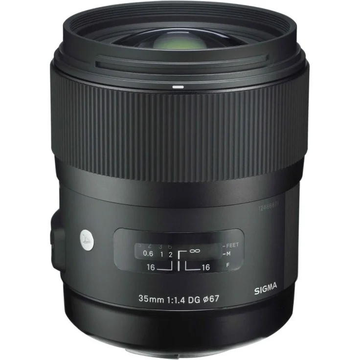 Sigma 35mm F1,4 DG HSM Art Objektiv (67mm Filtergewinde) für Nikon Objektivbajonett – Bild 1