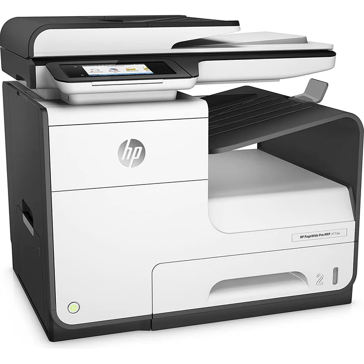 HP PageWide Pro 477dw (4-in-1) Multifunktionsdrucker - (Thermal Inkjet) Farbe, Druckgeschwindigkeit: 40 s/w, 40 Farbe, Auflösung: 1200 x 1200, USB, LAN, WLAN, AirPrint, Mobile Print, Cloud Print (D3Q20B) – Bild 3