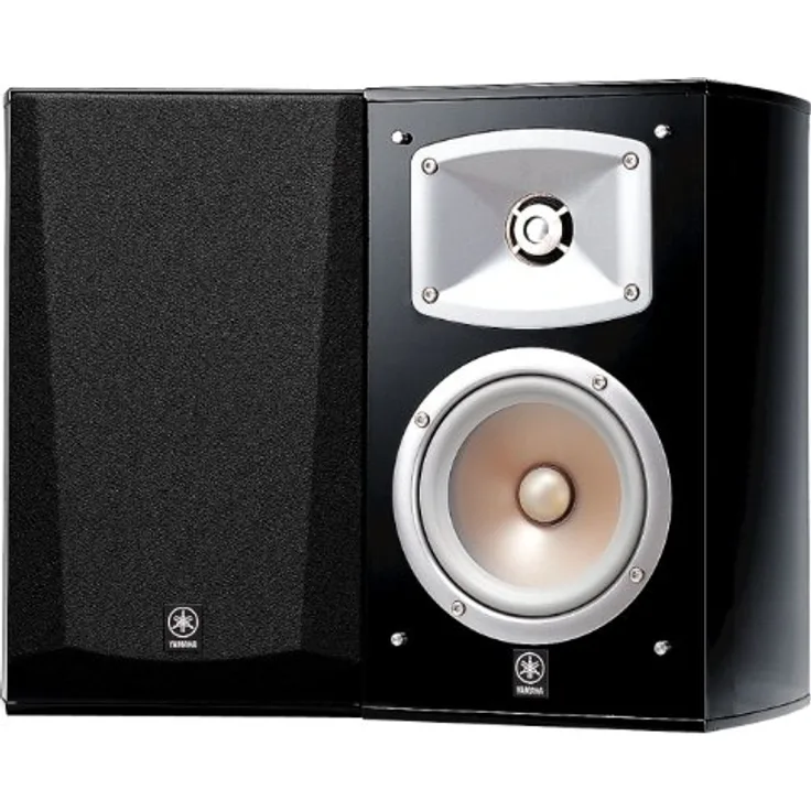 Yamaha NS 333 Regal Lautsprecher System im Paar (2-Wege Bassreflex, akustische Aufhängung, 60W) schwarz Regallautsprecher - 60 Watt - schwarz