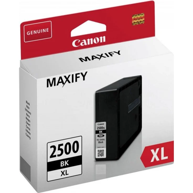 Canon PGI-2500XL Bk original Tintenpatrone (für Maxify Drucker MB5050-MB5150-MB5155-MB5350-MB5450-MB5455-iB4050-iB4150) schwarz – Bild 1