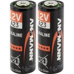 ANSMANN Alkaline Batterie A23-LR23 - 12V Batterie insbesondere für Garagentor-Fernbedienungen mit langer Haltbarkeit - Zusätzlich auch für Taschenrechner, Waagen, Uhren und Autoschlüssel