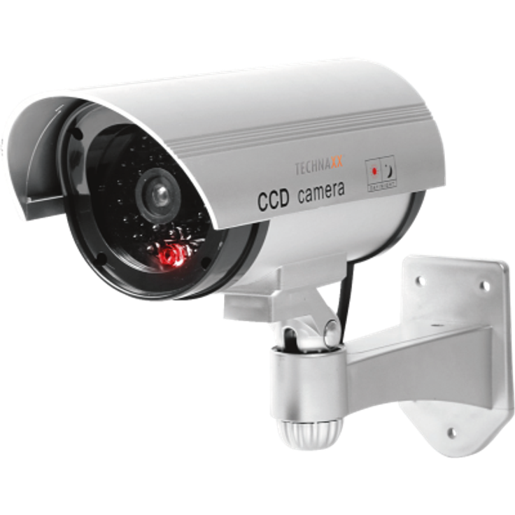 Technaxx TX-18 CCD-Kamera-Attrappe (3x Schrauben, 3x Dübel)