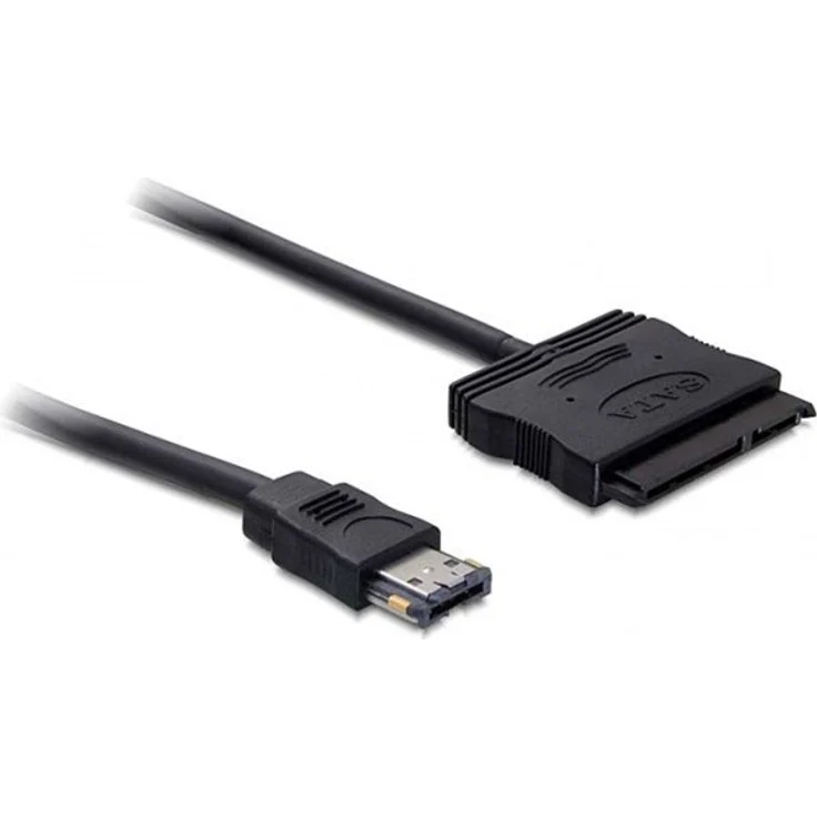 DeLOCK - Power Over eSATA-Kabel - 11-polig USB/eSATA - SATA-Anschluss (22 Pin) - 50 cm (84402) – Bild 1