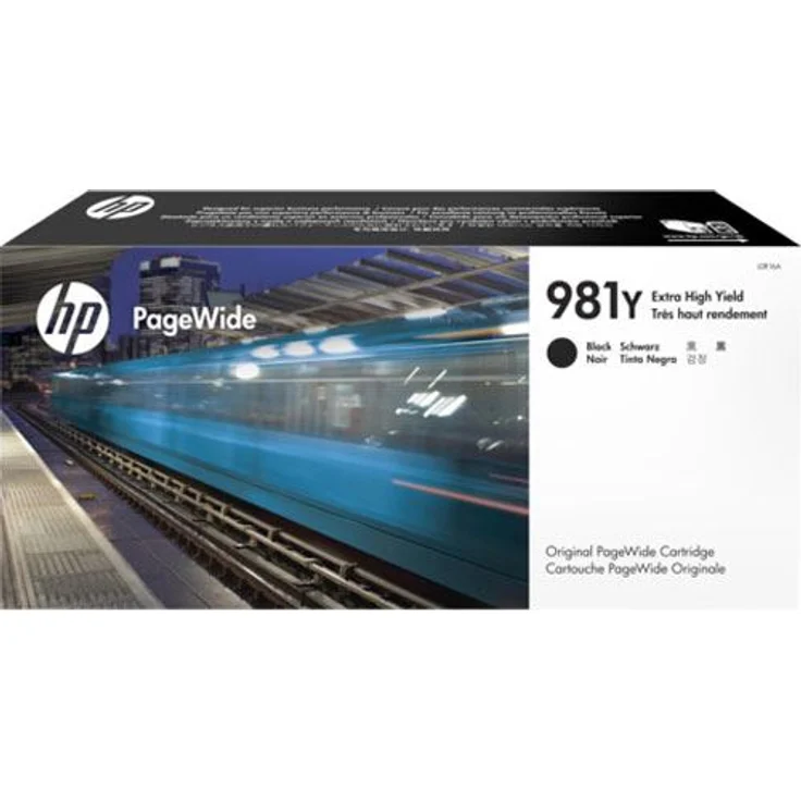HP 981Y (L0R16A) Original PageWide Druckerpatrone (mit sehr hoher Reichweite für HP PageWide Enterprise) schwarz – Bild 1
