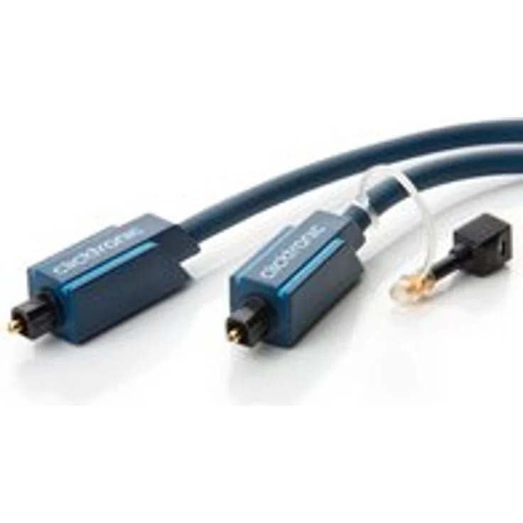 Clicktronic Casual Opto-Kabel, optisches Digitalaudiokabel mit 3,5mm Adapter, 3,0m – Bild 1