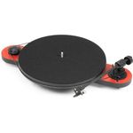 Pro-Ject Elemental, Best Buy Plattenspieler (Elemental Phono USB, Rot-Schwarz)