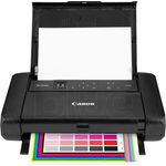 Canon PIXMA TR150 (mit Akku) - Tintenstrahldrucker, Druckgeschwindigkeit (S/min): 9 S/W, 5 Farbe, Auflösung: 4800 x 1200 (USB, WLAN, AirPrint, Mobile Print, Cloud Print) 4167C026