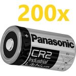 200x Panasonic Photobatterie CR2 Lithium 3V 850mAh CR17355, DLCR2,...