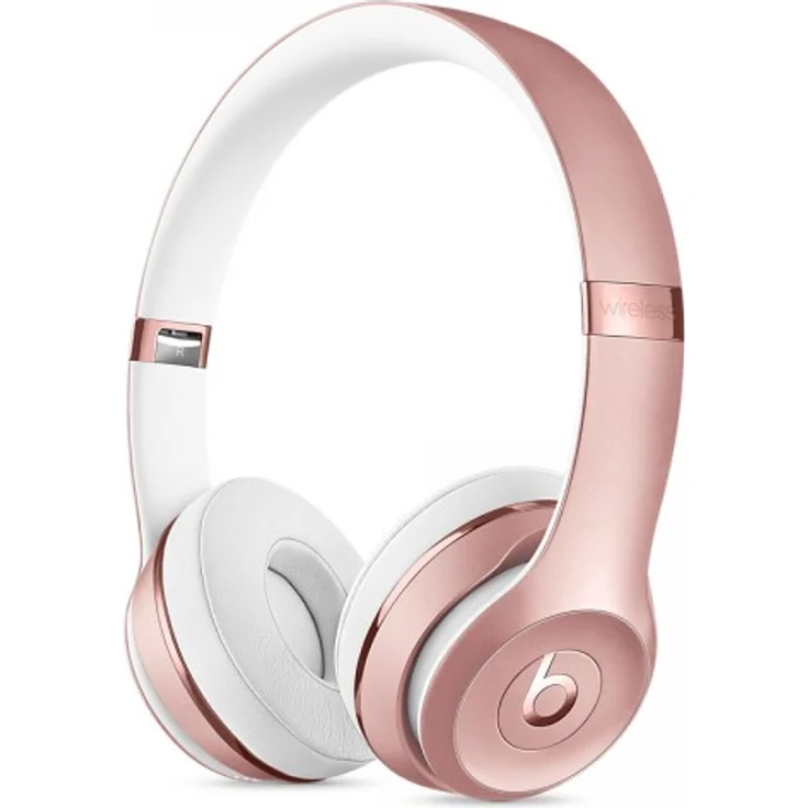 Beats Solo3 Kabellose Bluetooth On-Ear Kopfhörer  Apple W1 Chip, Bluetooth der Klasse 1, 40 Stunden Wiedergabe  Roségold – Bild 1