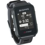 Sigma Multifunktions Sportuhr iD.FREE Crash Sensor GPS Navigation Höhenmesser Unisex, Einheitsgröße, Grau