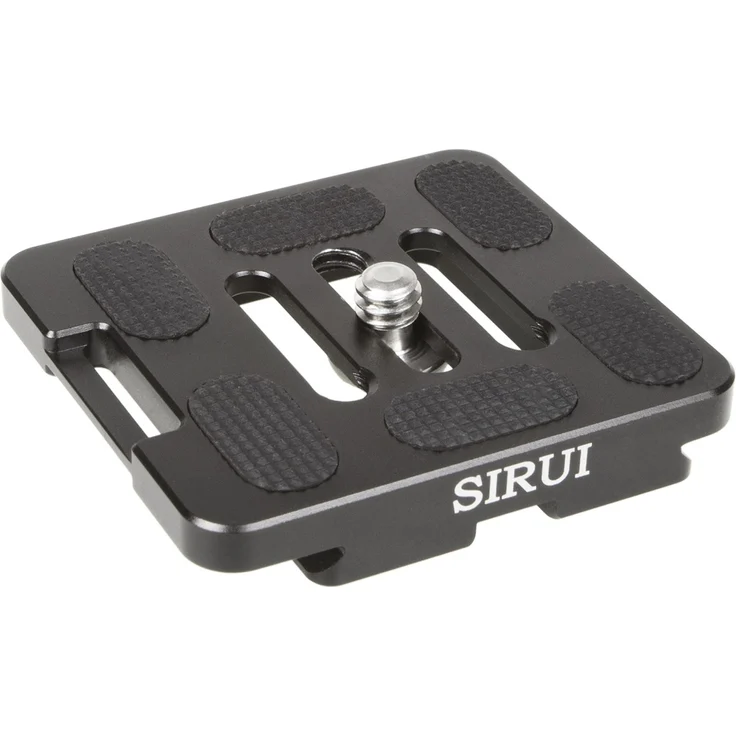 SIRUI TY-50X Schnellwechselplatte (Alu, 1-4'', 50x54mm, 33g, Gurtöse, für SIRUI und Arca-Swiss) schwarz – Bild 1