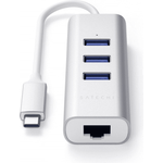 Satechi Type-C 2-in-1 3 Port USB 3.0 Hub & Ethernet