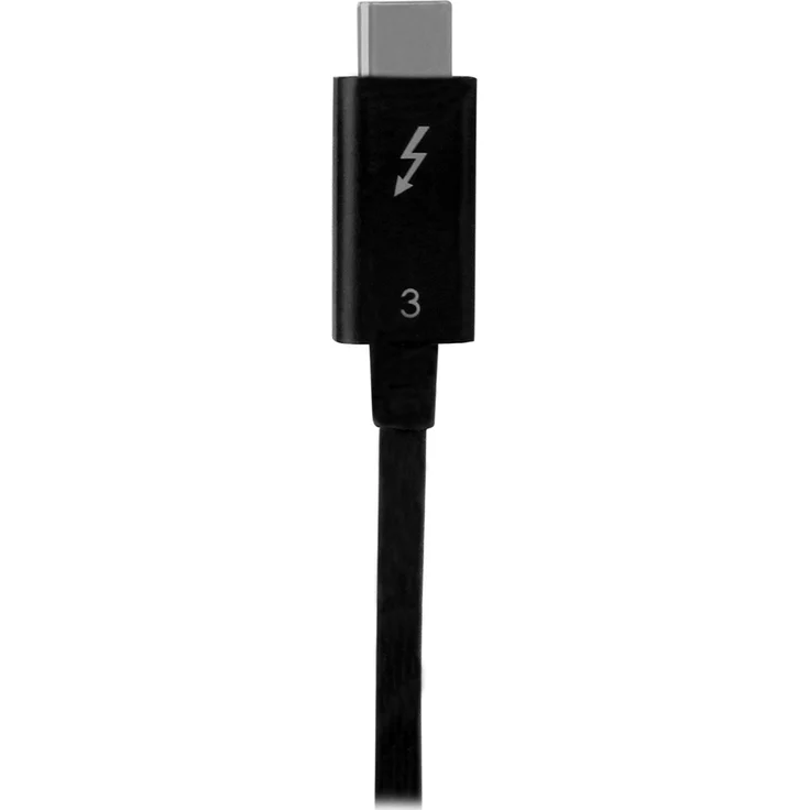 StarTech.com 0.5M THUNDERBOLT 3 CABLE StarTech.com 50cm Thunderbolt 3 (20Gbit/s) USB-C Kabel - Thunderbolt, USB und DisplayPort kompatibel (TBLT34MM50CM) – Bild 2