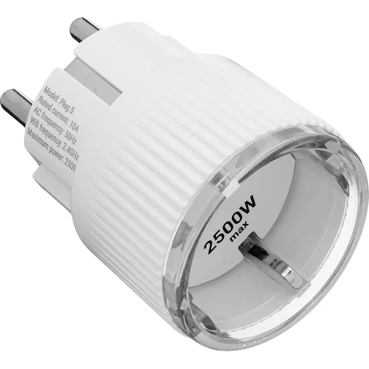 Allterco Robotics Shelly Plug S Smart Wifi Stecker, Schaltsteckdose Einzelset, weiß