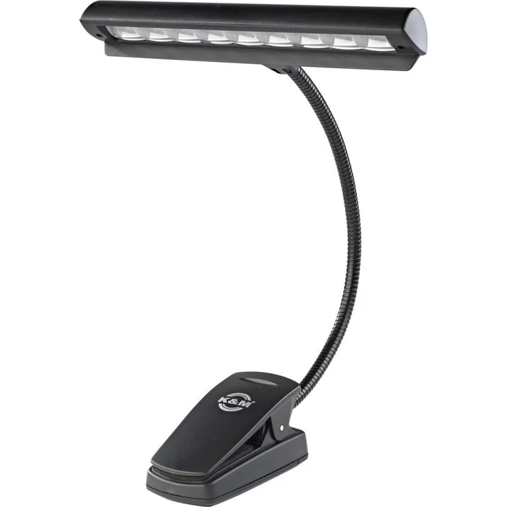 K & M 12249 Orchestra Light Eos Schwarz T-förmige Schreibtischlampe 9 LEDs – Bild 1