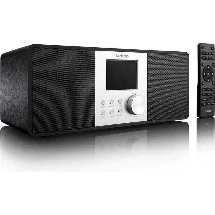 Lenco DIR-200 Internetradio mit WLAN, TFT-Display, schwarz – Bild 2