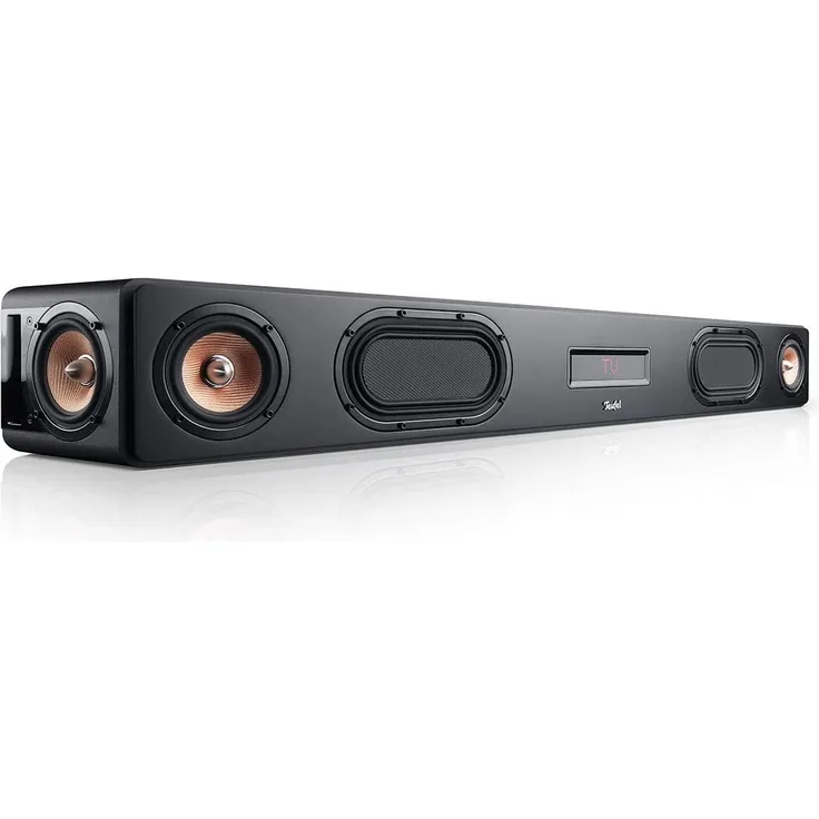 Teufel Cinebar Ultima 2.0 Soundbar ohne Subwoofer, kabellos/kabelgebunden, geeignet für TV, schwarz (2020)