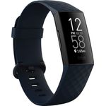 Fitbit Charge 4 Fitness-Tracker GPS, Unisex, S, L, Aluminiumgehäuse, Stahlblau