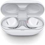 Sony WF-SP800N In-Ear Kopfhörer, mit Bluetooth, Mikrofon, geeignet für Sport, spritzwassergeschützt, weiß