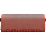 Grundig GBT CLUB Coralle (12180010028) Bluetooth-Lautsprecher mit Mikrofon, wasserdicht, rot