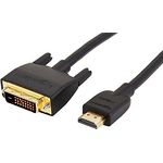 AmazonBasics HDMI-zu-DVI Adapterkabel, (neuester Standard) - 0.9m (Nicht für den Anschluss an SCART- oder VGA-Anschlüsse) - Preisvergleich