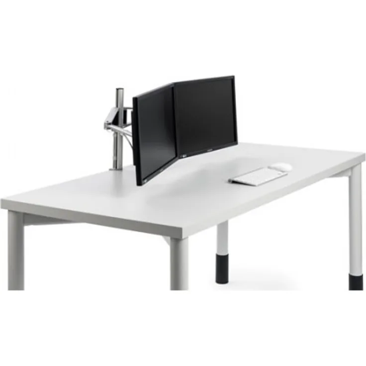 Novus Dahle 910+2269+000 Monitorhalterung, Metall, Silber, 9 x 41.5 x 35 cm