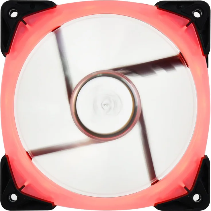 SilverStone SST-FW123-RGB - FW Serie geräuscharmer 120mm PWM-Lüfter mit RGB LED, Transparente Lüfterblätter, schwarzer Rahmen