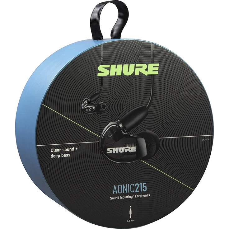 Shure AONIC 215 In-Ear Kopfhörer mit Mikrofon, geeignet für Sport, schwarz – Bild 6