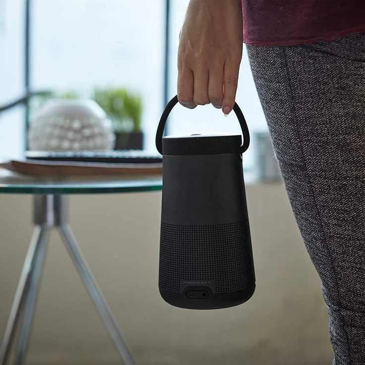 Bose Soundlink Revolve+ II Bluetooth-Lautsprecher, tragbar, wasserdicht, kabellos, 17 Stunden Akkulaufzeit, Schwarz – Bild 5