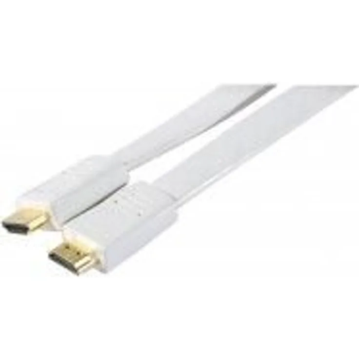 Belkin HDMI Kabel Flach für PC 1.8 m, weiß