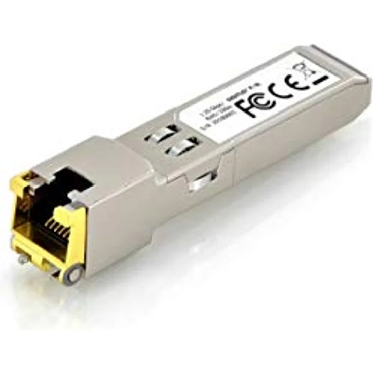 DIGITUS Gigabit SFP+ Modul für Cat 6A Kupfer Patchkabel, Mini GBIC, RJ45 Buchse, 10GBaseT, 100 Meter, 10 Gbit-s