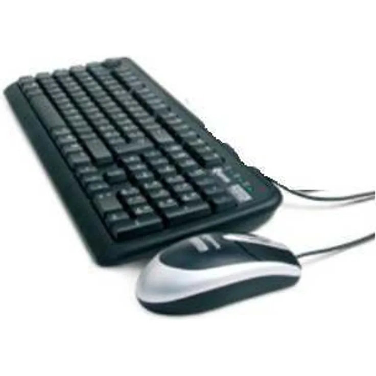 Hamlet XTMS100KM Tiramisù Notebook Stand with Keyboard and Mouse Schwarz - Notebook-Ständer (Schwarz)