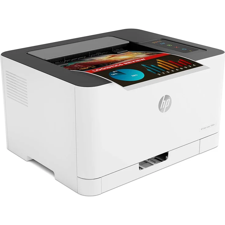 HP Color Laser 150nw - Laserdrucker, Farbe, Auflösung: 600 x 600 dpi, Druckgeschwindigkeit (S/W): 18 S/min, Papierzufuhr: 150 Blatt (4ZB95A) – Bild 3
