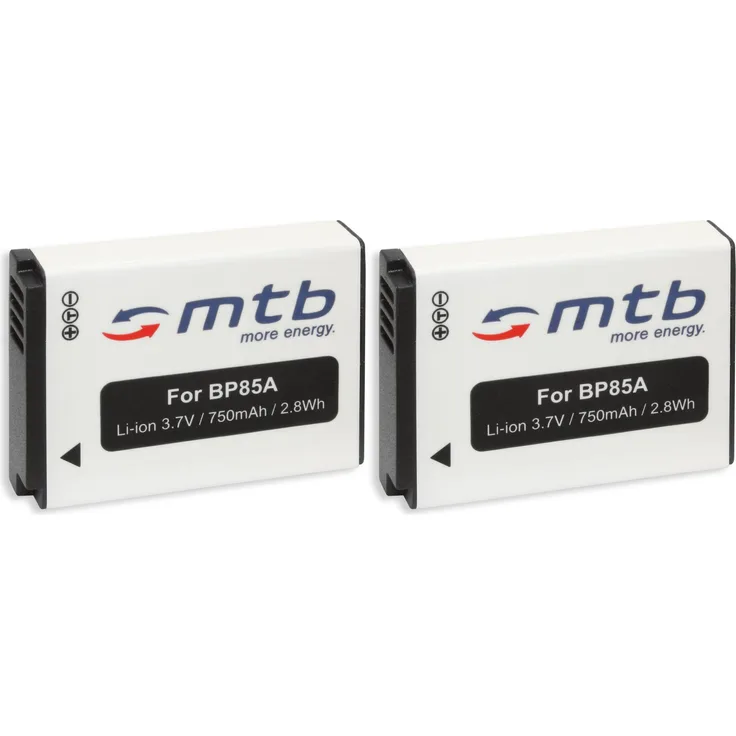 2x Akkus EA-BP85A für Samsung PL210, PL211, SH100, ST200, ST200F