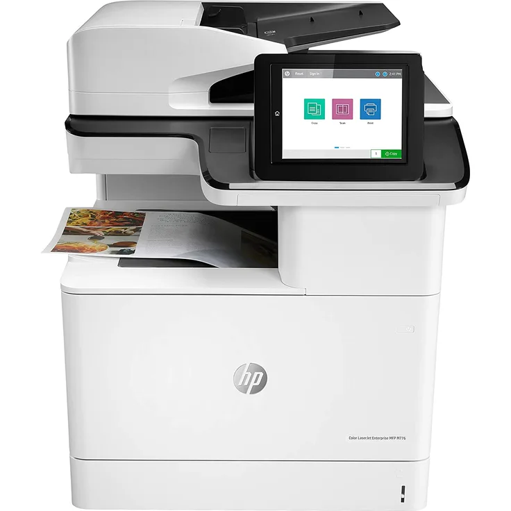 HP LaserJet Enterprise MFP M776dn (3-in-1) Multifunktionsdrucker - (Laser) Farbe, Druckgeschwindigkeit: 46 s/w, 46 Farbe, Auflösung: 600 x 600, USB, LAN, AirPrint, Mopria (T3U55A)