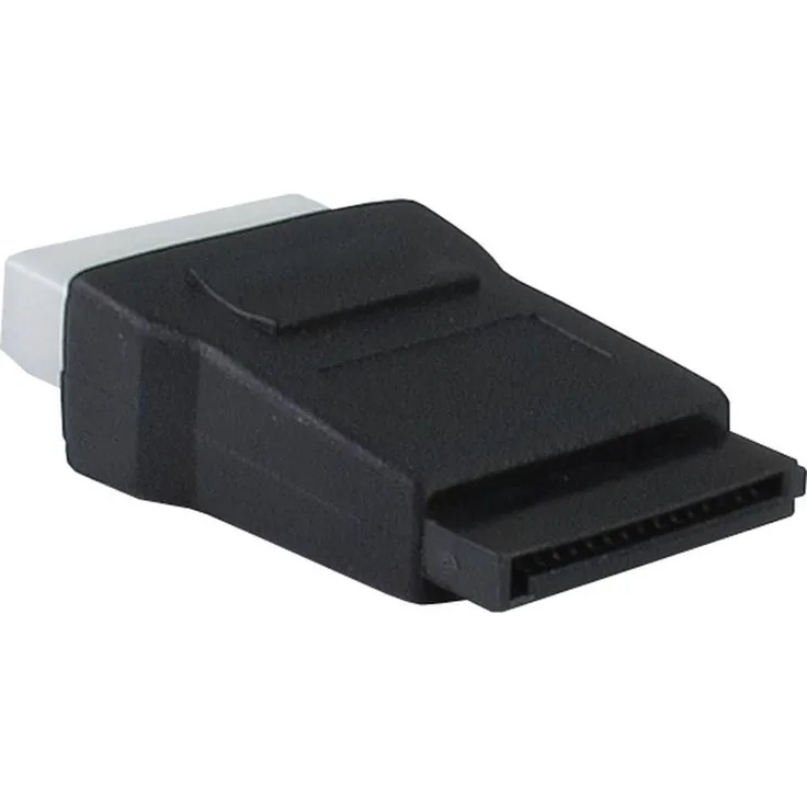Inter-Tech Molex/SATA Molex SATA Schwarz, Weiß Kabelschnittstellen-/adapter (88885200)