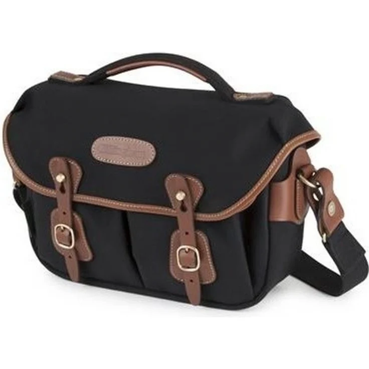 Billingham Small Pro Canvas-Tasche Rucksack (Schnellverschluss-System, Regenabweiser) schwarz und Toasten – Bild 1
