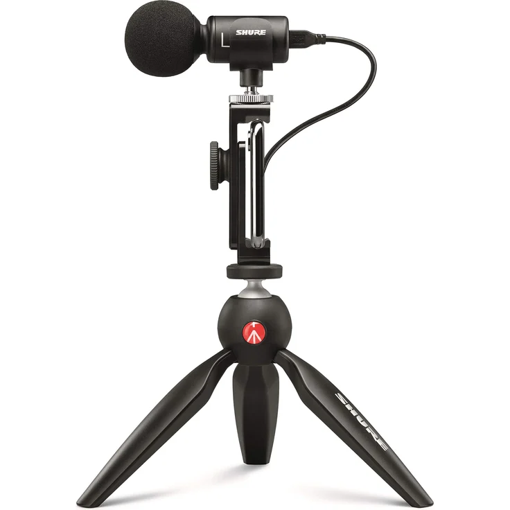 Shure MV88+ Video Kit mit digitalem Stereo-Kondensatormikrofon für Apple und Android – Bild 1
