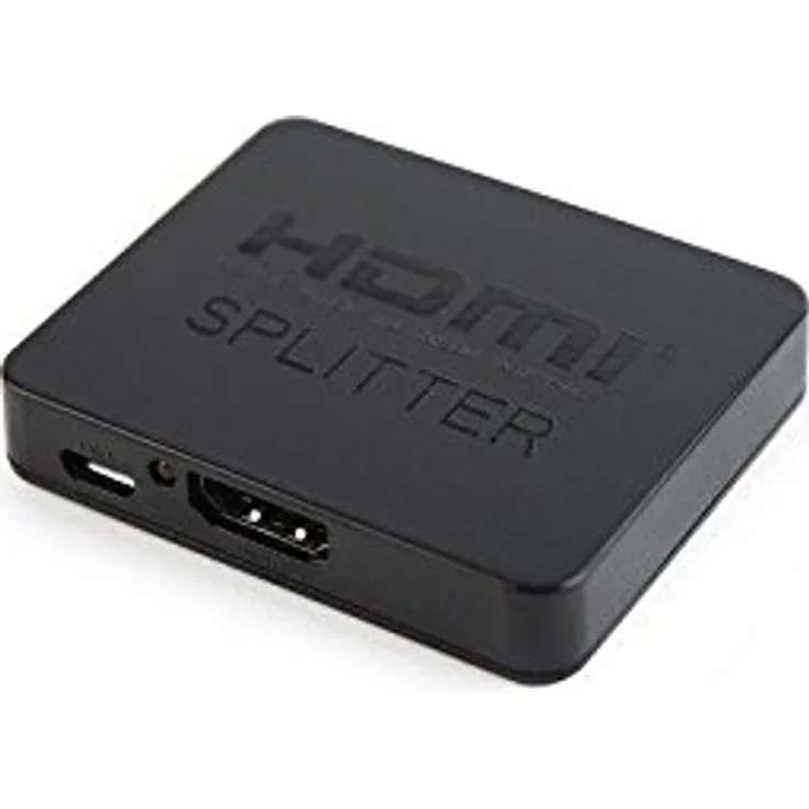 Gembird dsp-2ph4 ? 003 HDMI Video Splitter ? Verteiler Video (HDMI, 1920 x 1080 (HD 1080), 1920 x 1080 Pixel, 480p, 576i, 576p, 720p, 1080i, 1080p, schwarz, 70 x 60 x 20 mm)