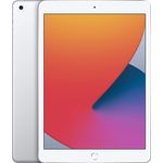 Apple iPad (2020) Quad-HD-Auflösung 10,2 Zoll, WiFi-Tablet, Hexa-Core, 128 GB Speicher, iPadOS, Silber (MYLE2FD/A)