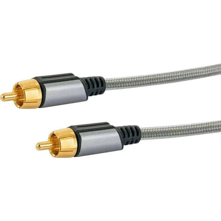 AINSTEIN Audio Cinch Kabel 1,0m, Cinch Stecker - Cinch Stecker